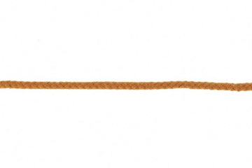 Baumwollkordel, Doppelgewebe, 5 mm, ziegelrot, 0,5 m